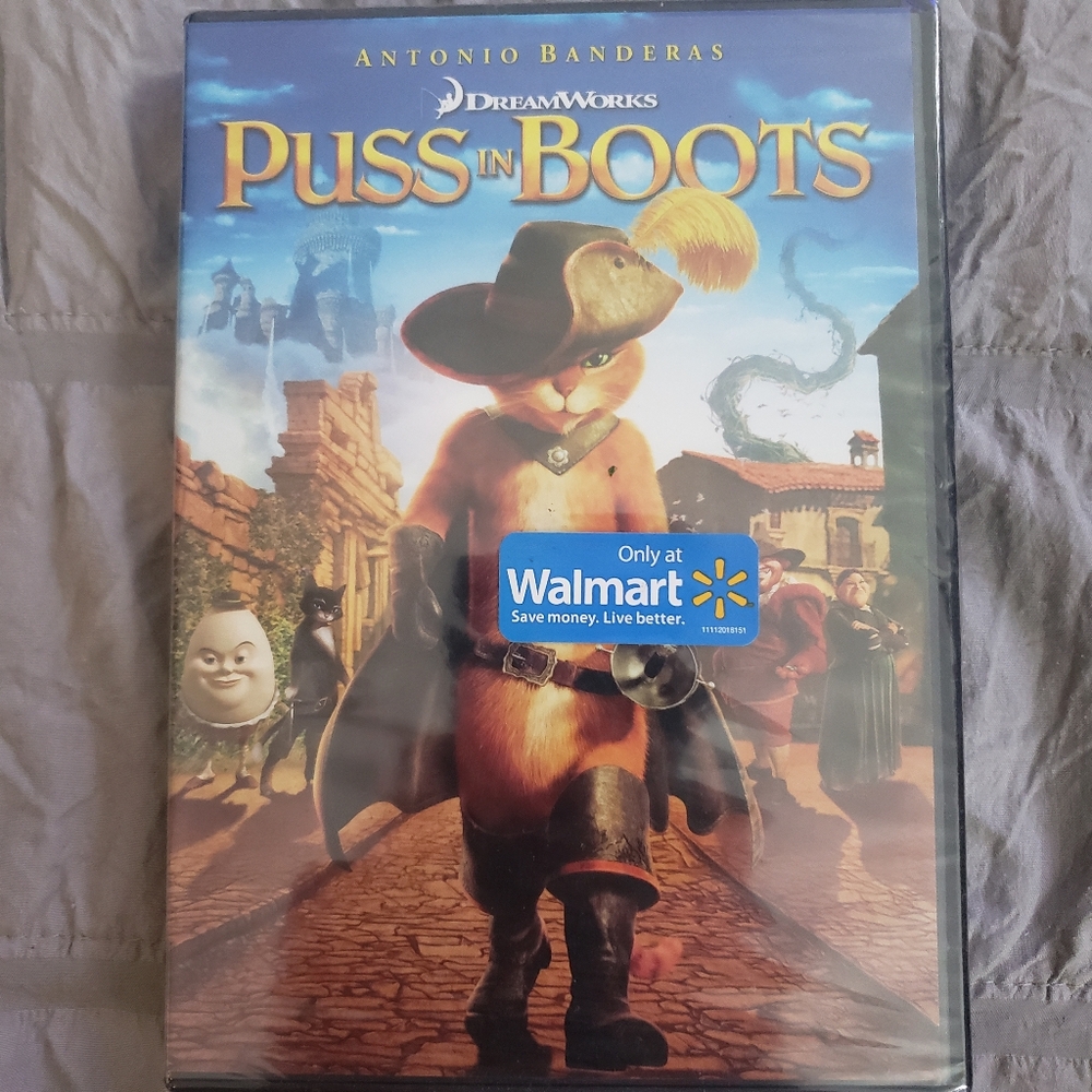 Puss in Boots DVD New In Film